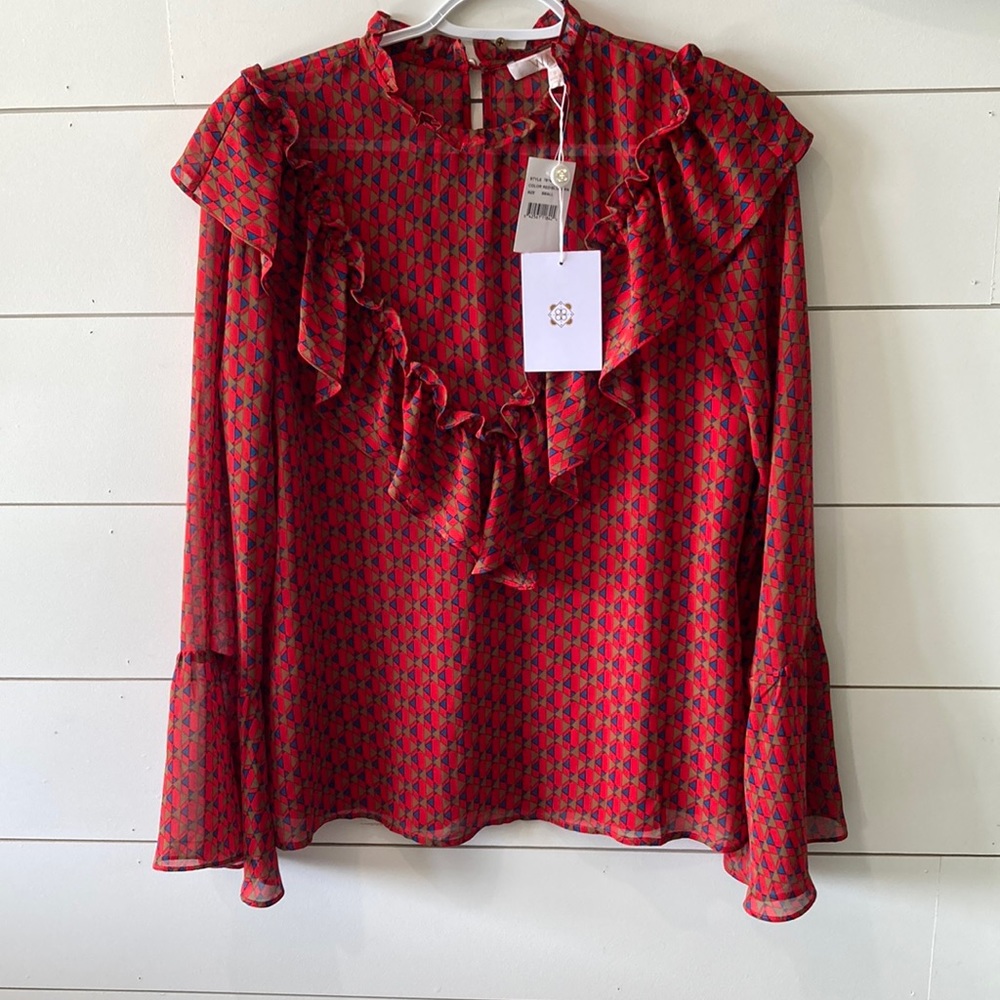 WAYF. Long sleeve blouse. - Picture 1 of 4